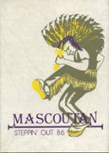 Mascoutah High School 1986 yearbook cover photo