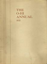 Oberlin High School 1935 yearbook cover photo
