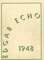 Edgar High School 1948 yearbook cover photo