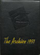 Thomson High School 1957 yearbook cover photo