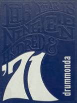Drummond High School 1971 yearbook cover photo