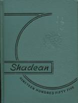 Shadyside High School 1955 yearbook cover photo