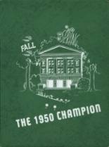 Central High School 1950 yearbook cover photo