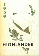 Scotland High School 1959 yearbook cover photo