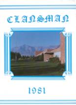 Ben Lomond High School 1981 yearbook cover photo