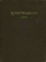 1924 West High School Yearbook from Denver, Colorado cover image