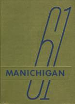Manistee High School 1961 yearbook cover photo