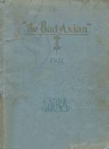 1931 Bad Axe High School Yearbook from Bad axe, Michigan cover image