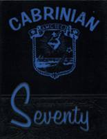 Villa Cabrini Academy 1970 yearbook cover photo