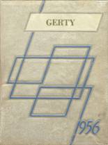 Gerty High School 1956 yearbook cover photo