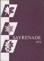 Sayre High School 1973 yearbook cover photo