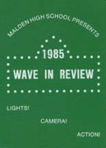 Malden High School 1985 yearbook cover photo