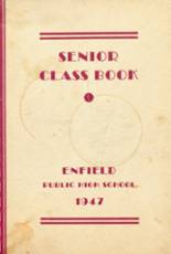 Enfield High School 1947 yearbook cover photo