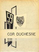 Duchesne High School 1959 yearbook cover photo