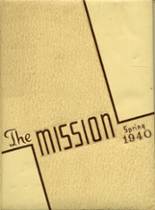Mission High School 1940 yearbook cover photo