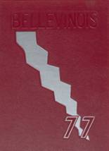 Belleville Township West High School 1977 yearbook cover photo