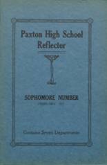 Paxton High School 1917 yearbook cover photo