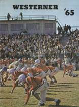 West High School 1965 yearbook cover photo