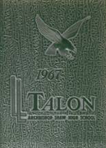 1967 Archbishop Shaw High School Yearbook from Marrero, Louisiana cover image