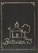 Batavia High School 1973 yearbook cover photo