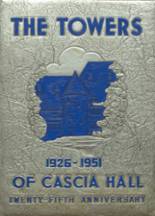 Cascia Hall Preparatory School 1951 yearbook cover photo