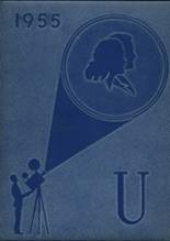 Union High School 1955 yearbook cover photo
