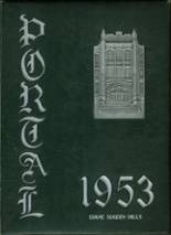 Weaver High School 1953 yearbook cover photo