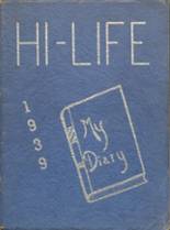 1939 Greenville High School Yearbook from Greenville, Michigan cover image