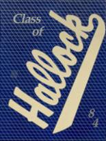 1984 Hallock High School Yearbook from Hallock, Minnesota cover image