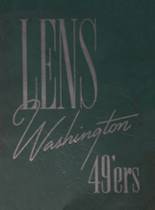 Washington High School 1949 yearbook cover photo