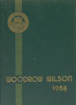 Wilson High School 1958 yearbook cover photo