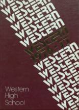 Western High School 1977 yearbook cover photo