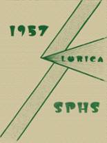 St. Patrick's High School 1957 yearbook cover photo
