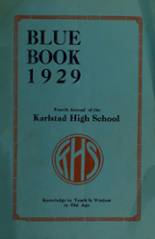 Karlstad High School 1929 yearbook cover photo
