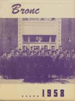 Lakin High School 1958 yearbook cover photo