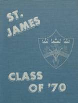 St. James High School 1970 yearbook cover photo