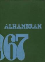 Alhambra High School 1967 yearbook cover photo