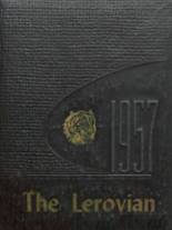 Leroy High School 1957 yearbook cover photo