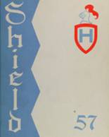 Hillsdale High School 1957 yearbook cover photo