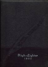 Hampshire High School 1952 yearbook cover photo