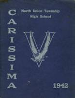North Union High School 1942 yearbook cover photo