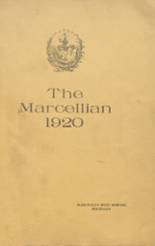 Marcellus High School 1920 yearbook cover photo