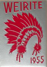 Weir High School 1955 yearbook cover photo