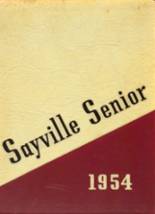 Sayville High School 1954 yearbook cover photo