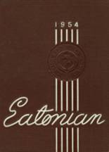 Eaton Rapids High School 1954 yearbook cover photo