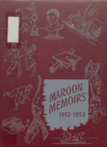 Crosby High School 1953 yearbook cover photo