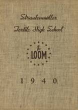 Straubenmuller Textile High School 1940 yearbook cover photo