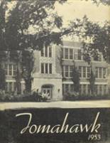 Wapello Community High School 1953 yearbook cover photo