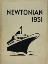 Newton High School 1951 yearbook cover photo