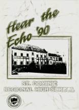 St. Dominic High School 1990 yearbook cover photo
